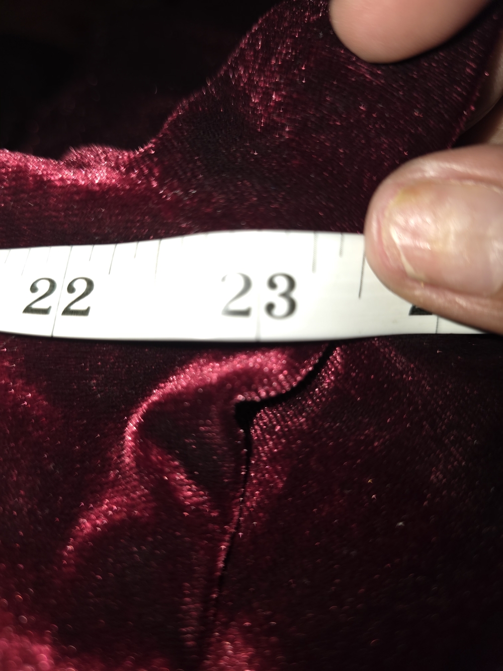 Long‎ Sleeve Velvet Tiered Dress in Deep Burgundy Dark Academia - Picture 3 of 11